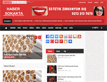 Tablet Screenshot of habersokakta.com